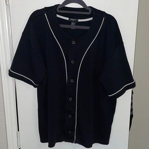 Forever 21 Men’s Jersey Button Up Shirt